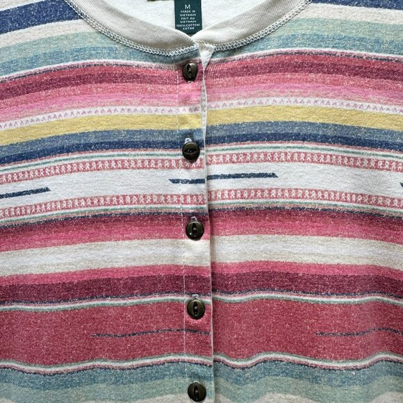 Starry Nights Fleece Pajama Long Sleeve Zip Front Size Medium Oversized Burgandy - Picture 4 of 6